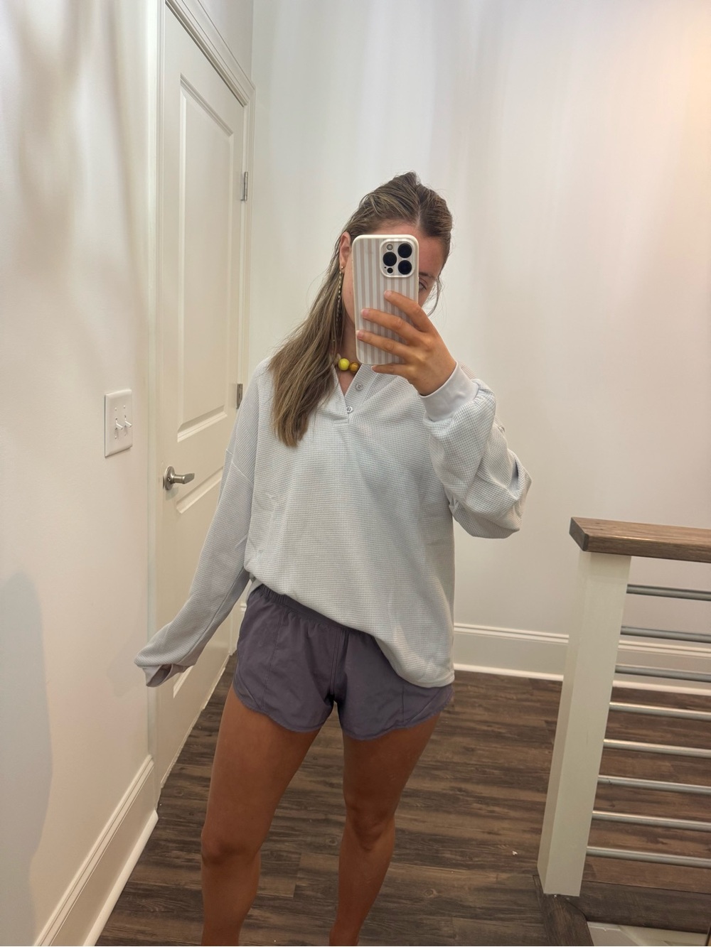 Dark Purple Lululemon Hotty Hot 2.5” shorts